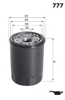 ELH4245 MECAFILTER Lubrication Oil Filter