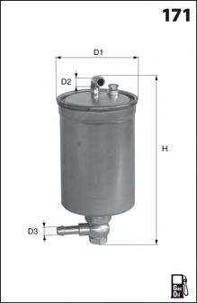 ELG5338 MECAFILTER Fuel Supply System Fuel filter