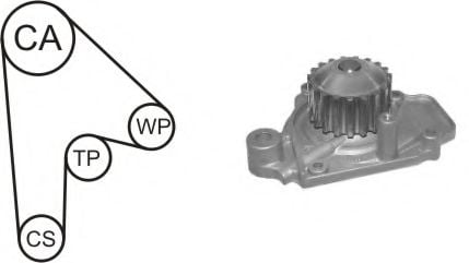 WPK-136802 Cooling System Water Pump & Timing Belt Kit