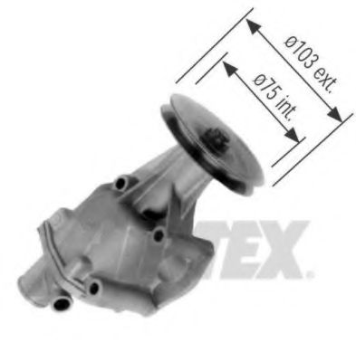 1094 Cooling System Water Pump