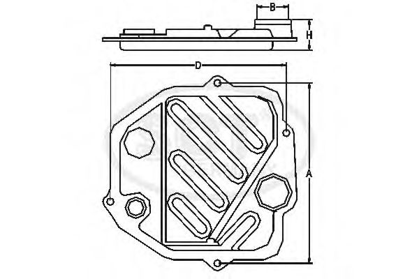 Hydraulikfiltersatz, Automatikgetriebe