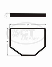 SAK 266 SCT+GERMANY Filter, interior air