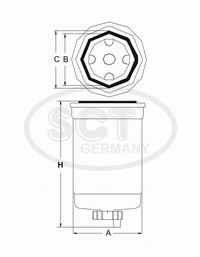 ST 6124 SCT+GERMANY Fuel filter