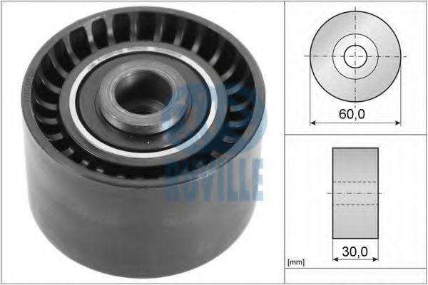 56642 RUVILLE Deflection/Guide Pulley, timing belt