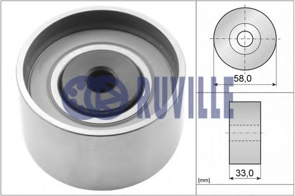 57047 RUVILLE Deflection/Guide Pulley, timing belt