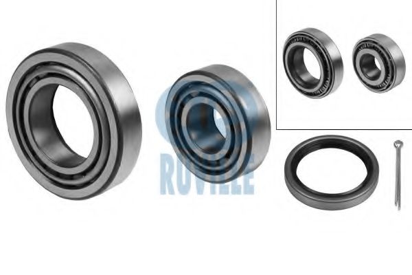 4034 RUVILLE Anti-Friction Bearing, suspension strut support mounting
