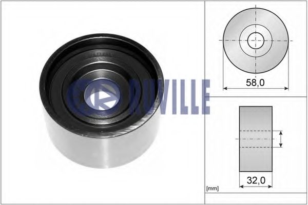 58408 RUVILLE Tensioner Pulley, timing belt