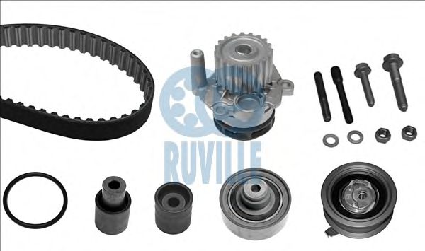 55491701 RUVILLE Cooling System Water Pump & Timing Belt Kit