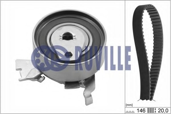 5531570 RUVILLE Crankshaft Drive Shaft Seal Set, engine