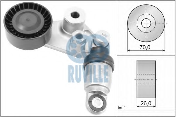 57506 RUVILLE Cylinder Head Gasket, intake manifold
