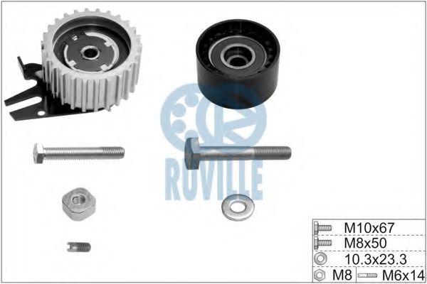 5603650 RUVILLE Pulley Kit, timing belt