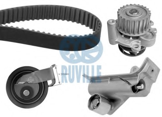 55442711 RUVILLE Cooling System Water Pump & Timing Belt Kit