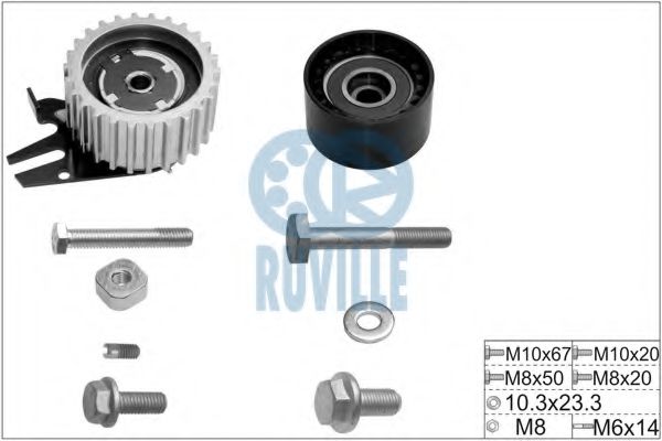 5603651 RUVILLE Pulley Kit, timing belt
