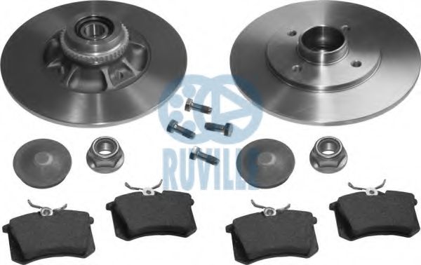 5586BD1 RUVILLE Brake Set, disc brakes
