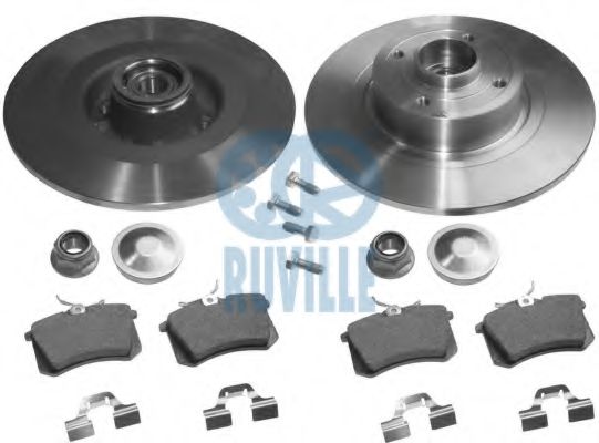 5587BD1 RUVILLE Brake Set, disc brakes