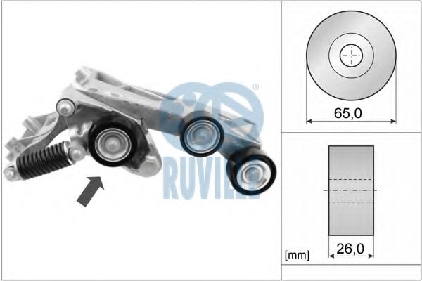 57508 RUVILLE Brake Disc