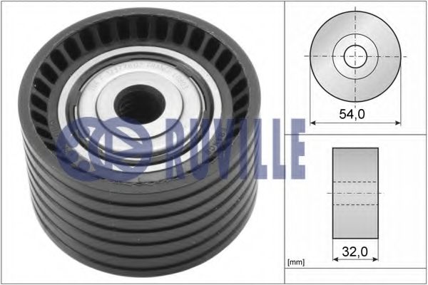 55640 RUVILLE Deflection/Guide Pulley, timing belt