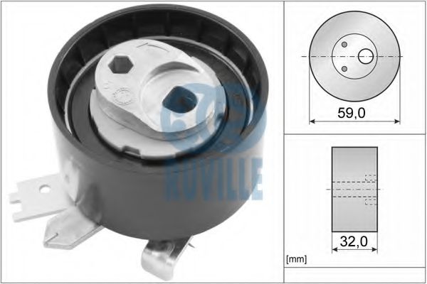 55641 RUVILLE Tensioner Pulley, timing belt