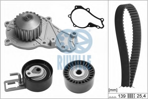 56676701 RUVILLE Cooling System Water Pump & Timing Belt Kit