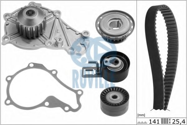 56676751 RUVILLE Cooling System Water Pump & Timing Belt Kit