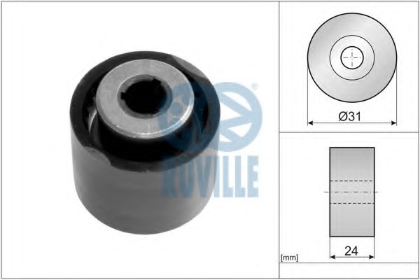 56678 RUVILLE Deflection/Guide Pulley, timing belt