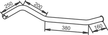 50765 DINEX Exhaust Pipe