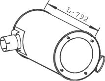 28450 DINEX Deflection/Guide Pulley, timing belt