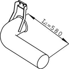68696 DINEX Exhaust Pipe
