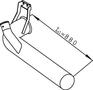 68761 DINEX Suspension Repair Kit, spring bolt