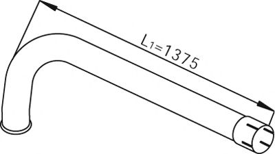 68770 DINEX Exhaust Pipe