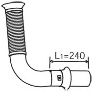 21275 DINEX Exhaust Pipe