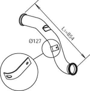 21285 DINEX Steering Rod Assembly