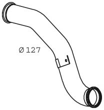 21298 DINEX Exhaust Pipe