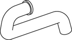 68205 DINEX Deflection/Guide Pulley, v-ribbed belt