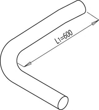 68657 DINEX Exhaust Pipe