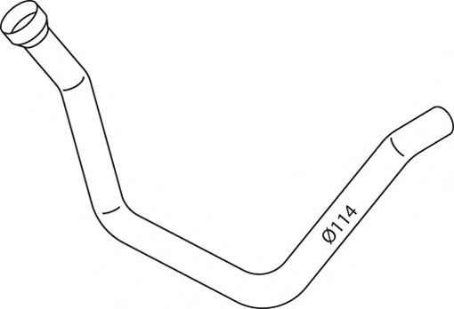 68244 DINEX Exhaust Pipe