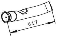81279 DINEX Exhaust Pipe