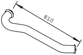 81658 DINEX Exhaust Pipe