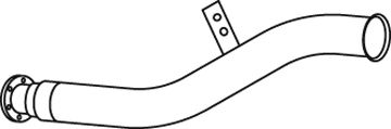 80246 DINEX Gasket, exhaust pipe