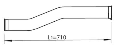 80227 DINEX Exhaust Pipe