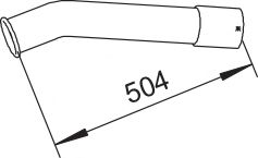 64731 DINEX Exhaust Pipe