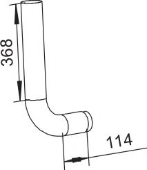 64736 DINEX Exhaust Pipe