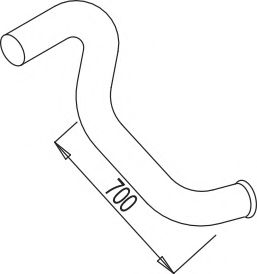 68640 DINEX Exhaust Pipe