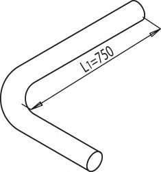 68643 DINEX Exhaust Pipe