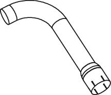 28728 DINEX Exhaust System Exhaust Pipe