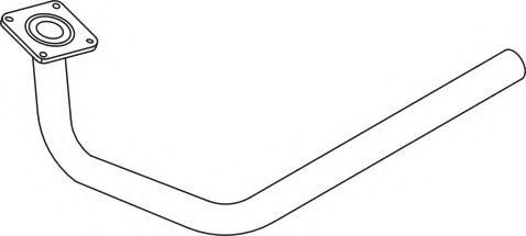 80133 DINEX Gasket, exhaust pipe