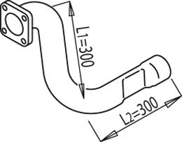 49171 DINEX Exhaust Pipe