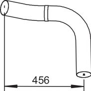 80718 DINEX Gasket, cylinder head