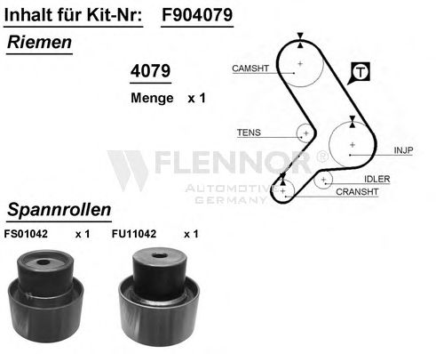 F904079 FLENNOR Timing Belt Kit