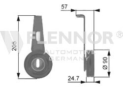 FS22910 FLENNOR Belt Drive V-Ribbed Belt Set